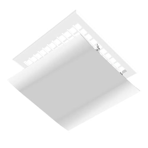Cubierta de registro de PVC ajustable para desviar el aire acondicionado en ventanas