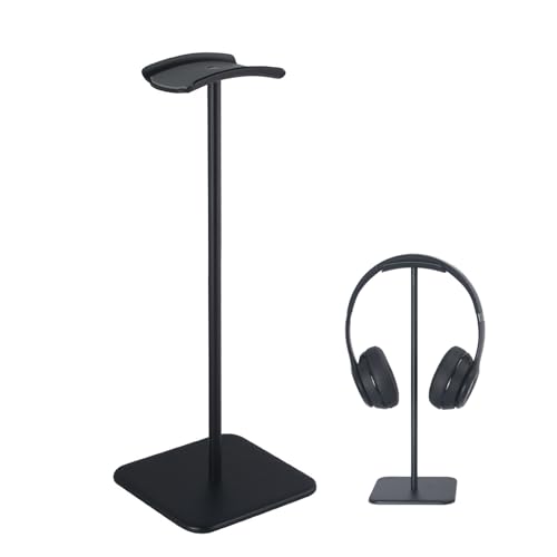 Accessori Scrivania, Porta Cuffie Gaming, Supporto Cuffie, Porta Cuffie da Scrivania, Porta Cuffie, Universale da Scrivania per Tutte le Cuffie da Gioco/Cuffie da Desktop (Nero)