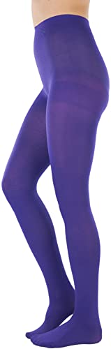 Image of ToBeInStyle Women's Nylon Solid Opaque Pantyhose Tights