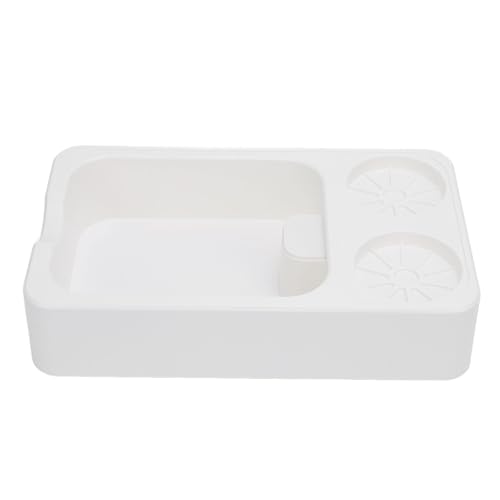 Estación de apisonamiento universal blanca para portafiltros de cafetera de 51, 54 y 58 mm