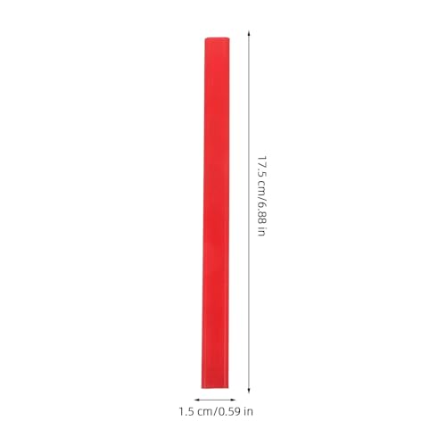 ULTECHNOVO 72 lápices carpintero madera rojo HB miniatura 2