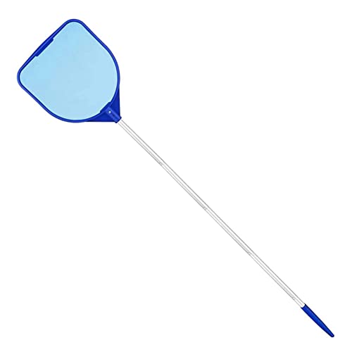 GIMOCOOL Épuisettes De Piscine - Accessoire Piscine Hors Sol Filet Surface Maille Extra Fine - Filet De Fond Nettoyage Piscine - Écumeur De Feuilles avec Poteau Télescopique Filet Piscine