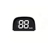 Car Heads Up Display for Jeep Wrangler (LJ) Cherokee (XJ) Grand Cherokee (WJ), GPS Speedometer HUD for Cars, Digital Speedometer Head Up Display for Car, Car HUD Display Plug and Play,White