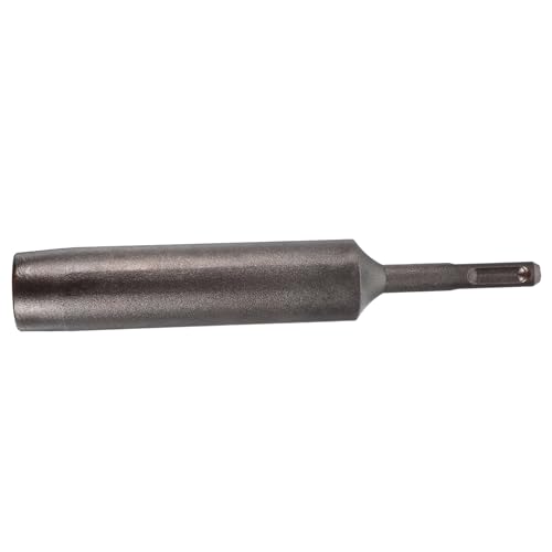 Gatuida - Ground Rod Bit for Hammer Drill 25mm Diameter Steel Material Rotary Hammer Drill Bit Adapter