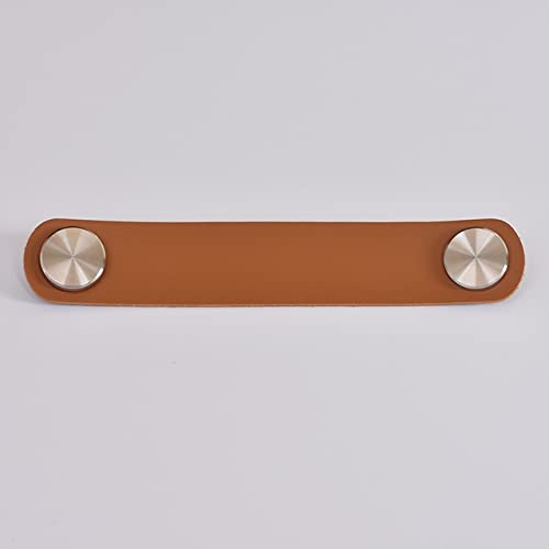 GIAMA 10 unids Cocina manijas Puerta Tiras de Dorado Armario Armario Muebles cajón gabinete perillas de Cuero Artificial