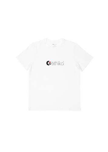 Ethika Boy's Graphic Tee | Logo -White-