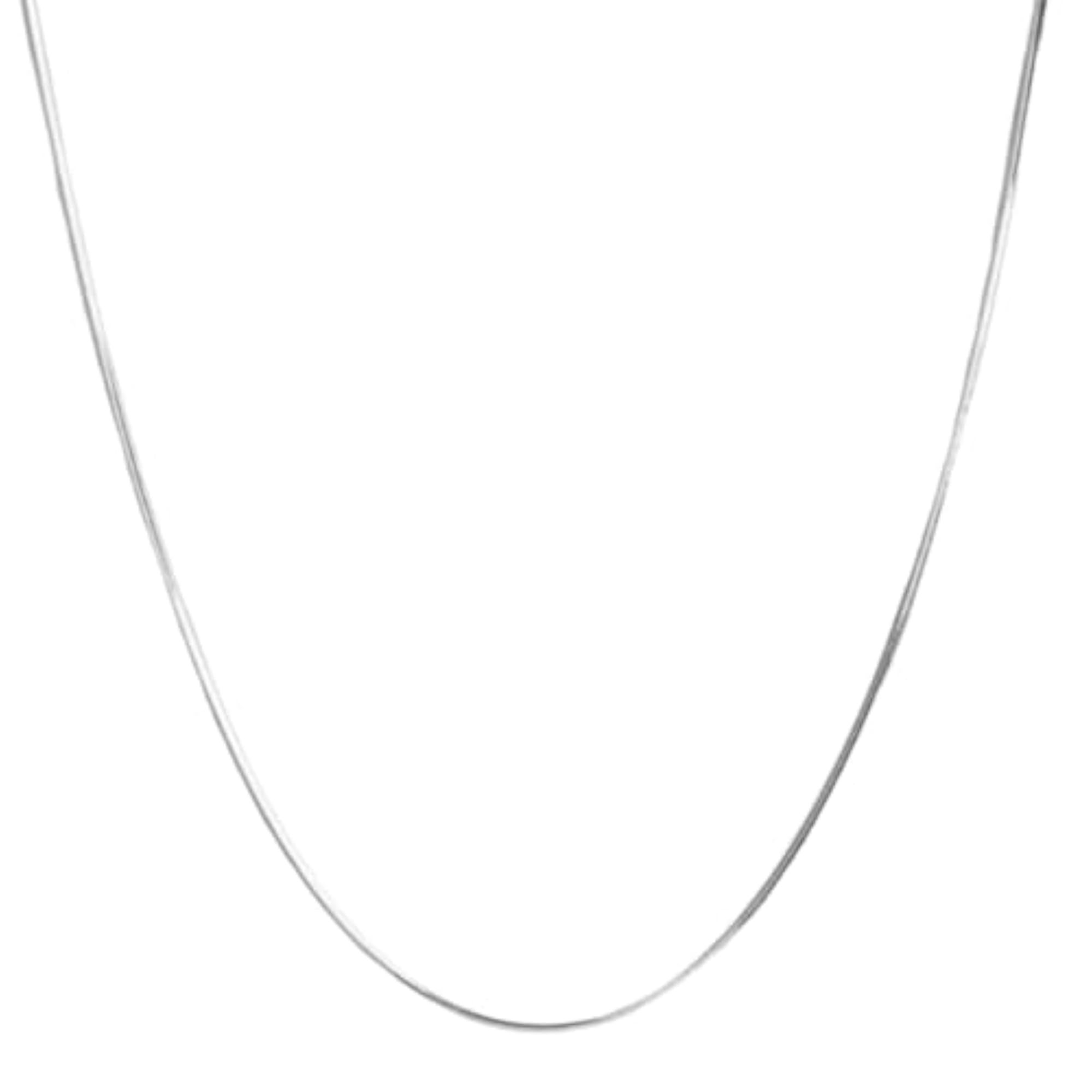Women's 925 Sterling Silver Subtle Elegance Rhodium Plated Chain