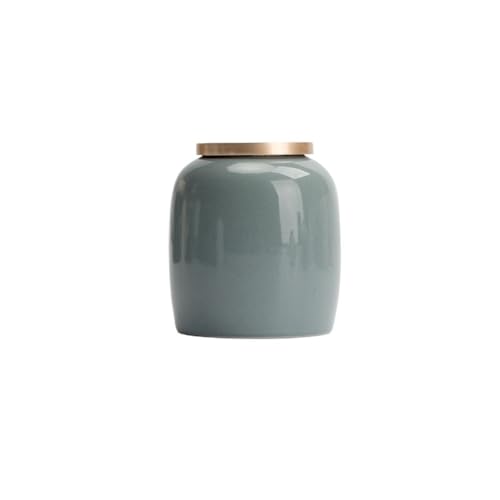Organizador de Bolsitas de Té Tarro de almacenamiento for té, tarro sellado pequeño portátil de cerámica, tarro de Almacenamiento Simple for el hogar, cocina, nuez, tarro sellado de grano de café Orga