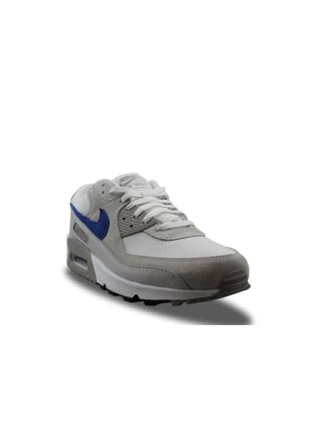 Nike Air Max 90 Men's Shoes (DM0029-110, White/College Grey/Summit White/Racer Blue) Size 93