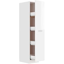 Persianas Para Armarios Ikea vidaXL Armario de Boticario Muebles Mobiliario Organizador Almacenaje Almacenamiento Suministros Domésticos Contrachapada Blanco Brillo 30x42,5x150cm