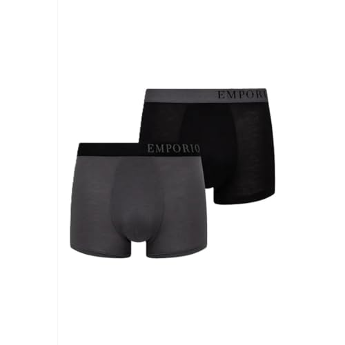 Emporio Armani Men's Soft Touch Bamboo Viscose 2-Pack Trunk