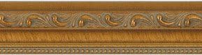 ArtToFrames 3.5x5 / 3.5 x 5 Picture Frame Gold with beads .. 1.625'' wide (2WOMD10051)
