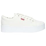 LEVI'S Damen Sneakers, White, 41 EU