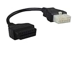 12 Pin OBD1 to 16 Pin OBD2 Diagnostic Cable for Mitsubishi
