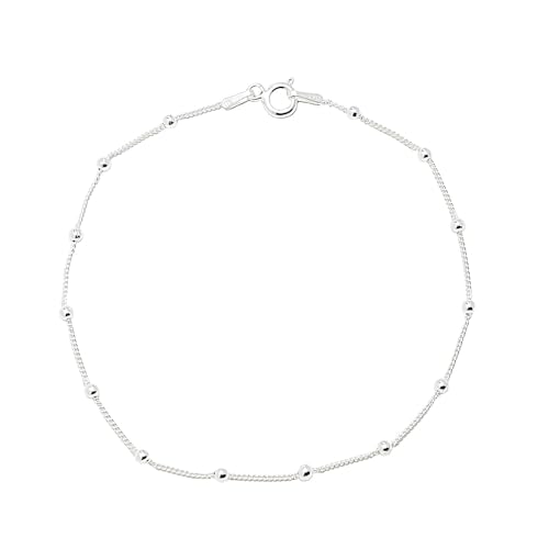Bracelet femme argent 925 fin Treasure Bay chaîne boules italienne 17.5cm
