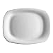 Produktbild BORMIOLI ROCCO 767068 Grangusto Teller Piadina, Opal, weiß, 28 x 21 cm, Glas
