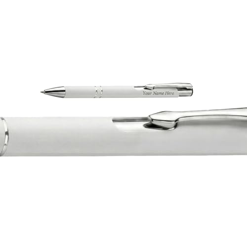 Image of Kajri Gifts Customized Pen With Name Luxury Ballpoint Customised Pen With Name Black And Gold Body Personalized Gift For Professionals Doctor Advocate Boss And Graduates (White Tic Tak)
