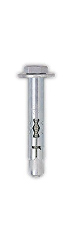 Friulsider Tsa-Patten Tassello Metallico 10Pz 10X120Mm Vite Te M8 Zincato Bianco Ancorante Lamiera Avvolta Fissaggi Calcestruzzo Mattone Pietra