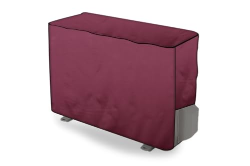 Image of Printed Split 1.5 Ton AC Cover Set - Indoor & Outdoor Protection, All Weather Cover /Attractive Digital Prints /Dustproof /Silken water-resistant Split Ac Cover (Happy Winter)