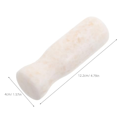 Mortero y mano de piedra para moler pigmentos miniatura 2