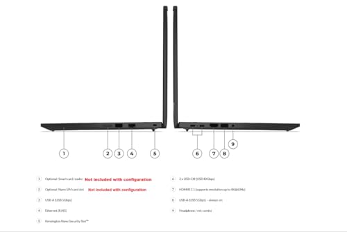 Image of Lenovo ThinkPad T14 Gen 6 Laptop with AMD Ryzen AI 7 PRO 350 Processor, 14 inch WUXGA 400Nits Anti-Glare Touchscreen, 512GB SSD, 5MP RGB+IR Cam, 16GB LPDDR5 Memory, Radeon 860M, FP Reader, and Win 11 Pro