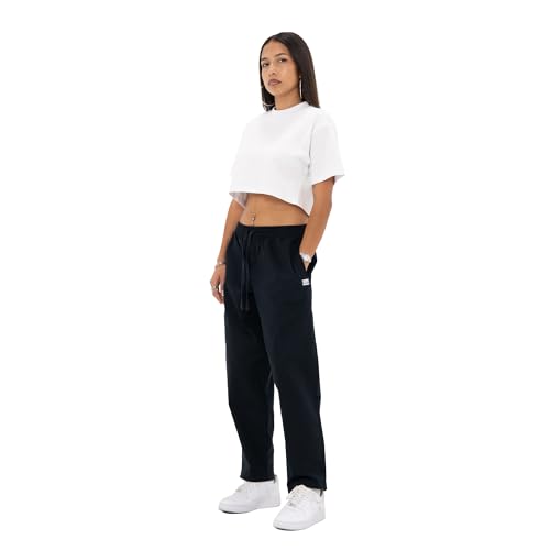 Pro Club Women\'s Comfort Lounge Pant, Black, Medium