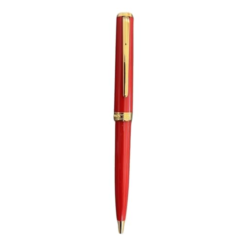 Stylo à bille en résine écriture sans effort et sa pochette anti-rayures