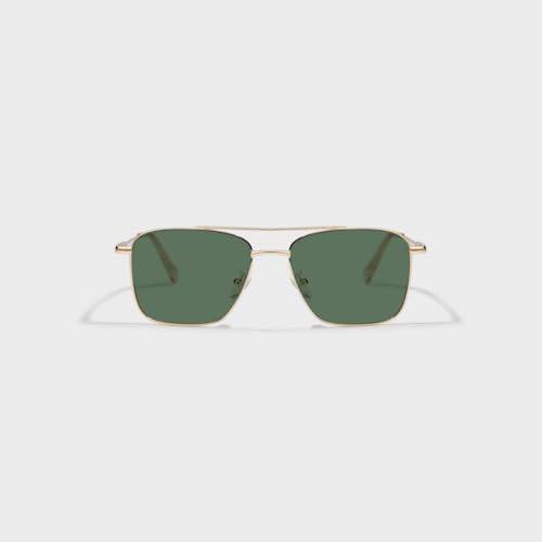 Image of SAM AND MARSHALL VEIN Sunglass I 400% UV Protection I Metal Sunglass I Square Sunglass I Double Bar I Unisex