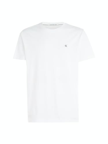 Calvin Klein Jeans Hombres CK EMBRO BADGE TEE J30J325268, White (Bright White), M