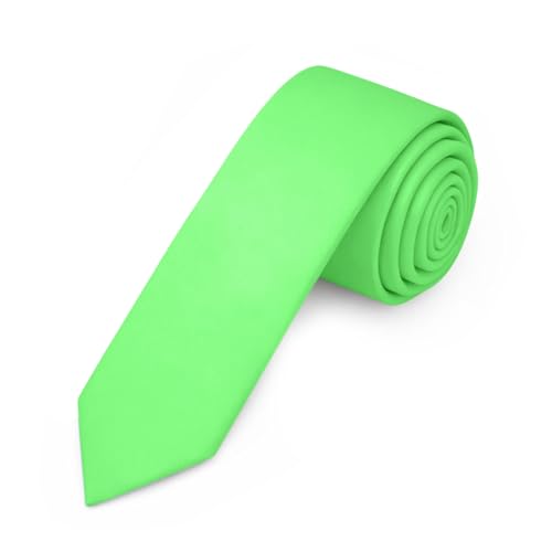 Image of Jacob Alexander Men's Skinny Width 2 inch Solid Color Tie
