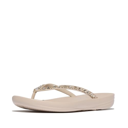 Image of FitFlop Iqushion Multi-Crystal Ergonomic Flip-Flops