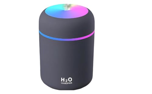 Image of Bedroom Humidifier for Sleep Essential Oil Diffuser with Flame Effect Night Light Ultrasonic Cool Mist Air Quiet USB Auto Shut Off Aromatherapy Diffuser (Humidifier 300 Ml)