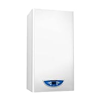 Ariston Matis Condens Plus - Caldaia a Condensazione 24Kw con Temperatura Regolabile per Uso Interno 31,5x40x74,5 - Funziona come Scaldabagno Istantaneo e Riscaldamento Casa, Classe Energetica A