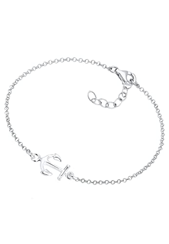 Elli Bracciale Da Donna In Argento 925 Con Ancora - 2