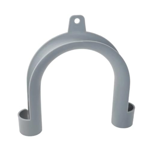 yaoqijie ユニバーサルU字型排水ホースガイドアセンブリは、すべての排水ホース、洗濯機の排出ホースクリップホースホルダーに適合します。 lasting