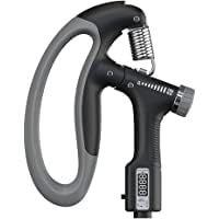 PRO365 D- Shaped Hand Gripper with Counter Timer| Hand Grip 100KG Strengthener/Fitness Grip (Black) (B0CQ7KQFPZ) Amazon Price History, Amazon Price Tracker