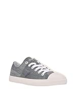 Guess Women Pranze2 Sneaker, Blue Denim, 5.5