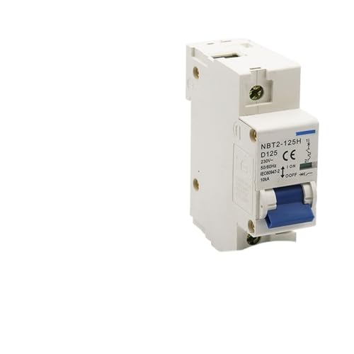 Interruptor de aire NBT2-125H de 125A y riel DIN doméstico de 10kA