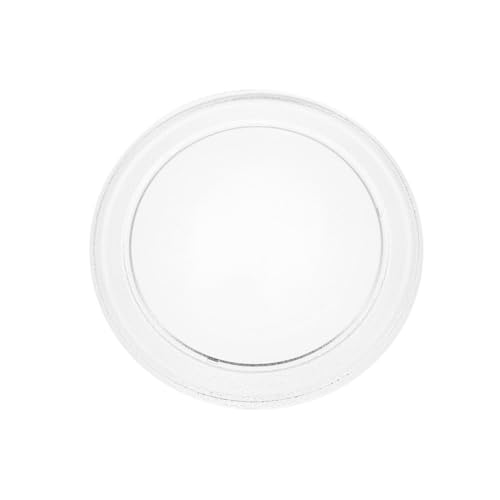 MAGICLULU Plateau Tournant en Verre de 24,5 Cm pour Micro-ondes, Remplacement Plaque, Accessoire Solide en Verre Compatible Divers Fours Micro-ondes