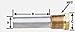 E-1C Pencil Zinc Anode w/Plug