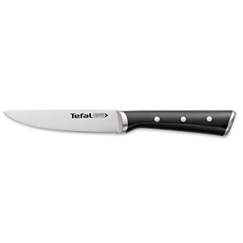 Tefal Ice Force Couteau ménager 11 cm, Couteau de cuisine, Lame en acier inoxydable allemand, Coupe performante, Tranchant longue durée, Garantie 10 ans K2320914