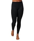 Hanes EcoSmart High-Waisted Shaping Leggings for a Smooth Finish, Black, Size Large (Pack of 1)