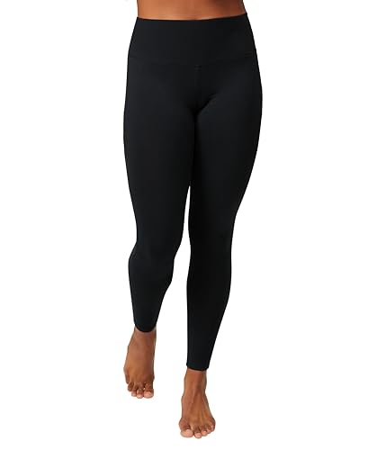 Hanes EcoSmart High-Waisted Shaping Leggings for a Smooth Finish, Black, Size Large (Pack of 1)