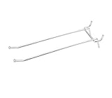 National Mfg. N180-038 Pegboard Double Angle Hook, Galvanized Steel, 6-in, 2-Pk. - Quantity 6