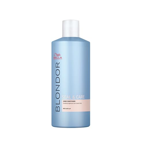 Wella Professionals Blondor Seal & Care Nachbehandlung – Pflegende Emulsion zur Versiegelung nach der Blondierung, stabilisiert den pH-Wert & schützt aufgehelltes Haar – 500 ml