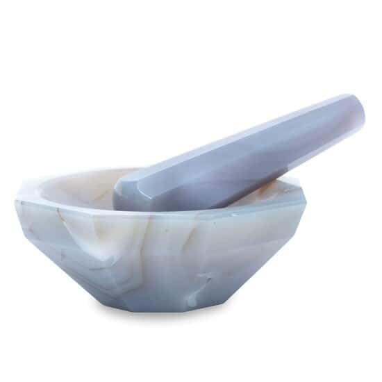 Miniatura 3 de Cole-Parmer Juego de mortero y mortero de ágata de 3.5 (pulgadas), 1.7 fl oz