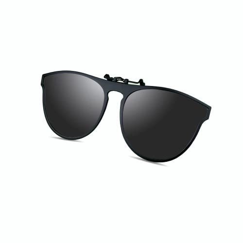 Polarized Clip On Flip Up UV Protection and Anti-Glare Outdoor Sunglasses for Prescription Glasses