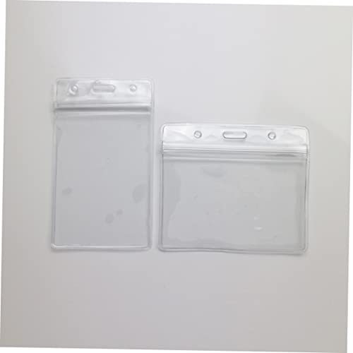 Support de Carte Horizontal Étanche Transparent avec Cordon 100pcs - 6