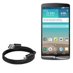 BoxWave Cable Compatible with LG G3 Screen - DirectSync Cable, Durable Charge and Sync