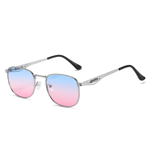Lunettes de soleil punk en métal pour look rétro et protection UV400